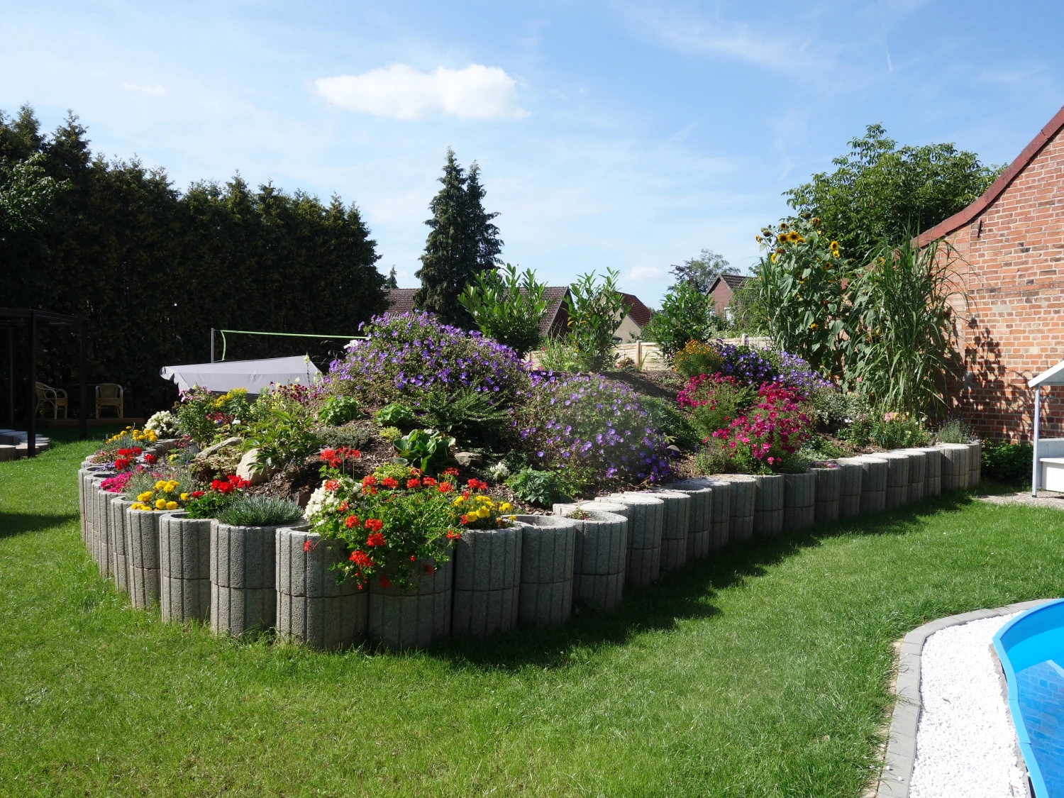 GRUPPENHAUS Außenbereich Garten